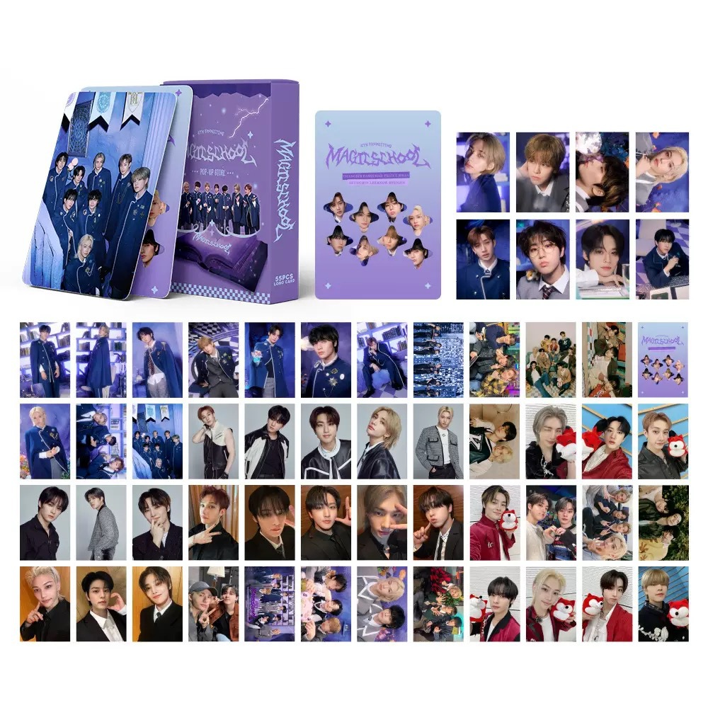 Straykids anime lomo cards price for a set of 55pcs