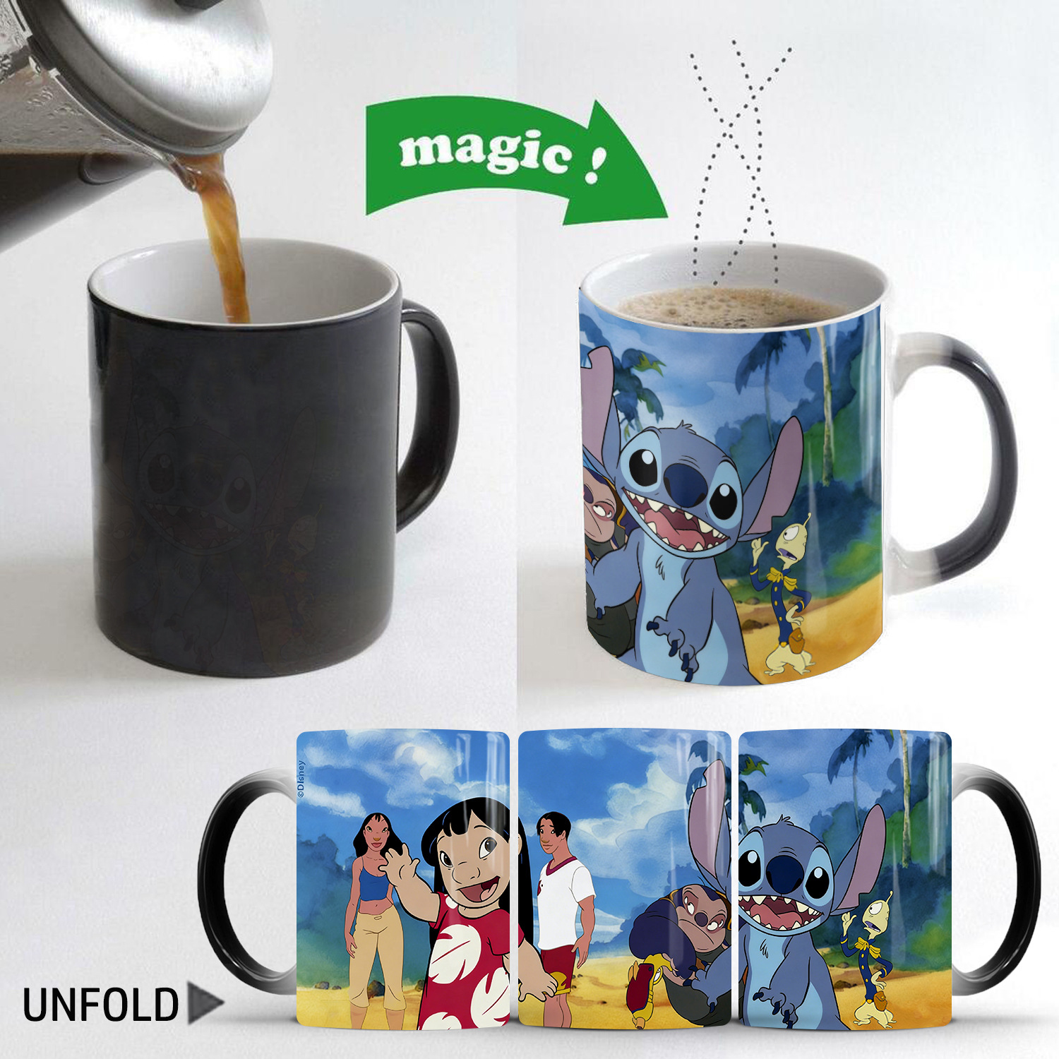 stitch anime cup