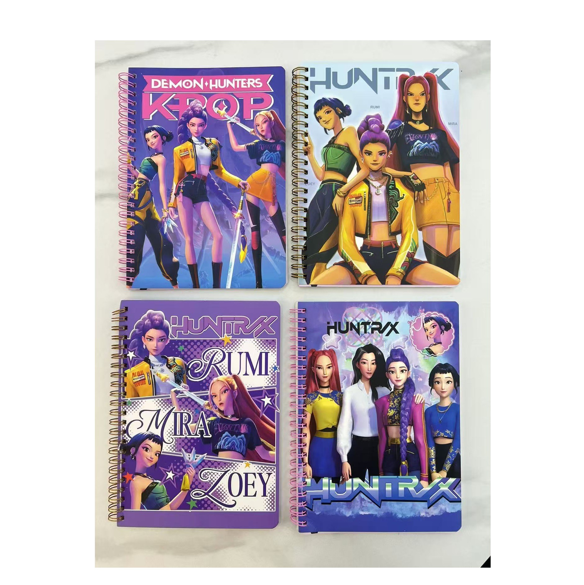 Kpop demon hunters anime notebook 12 pcs a set