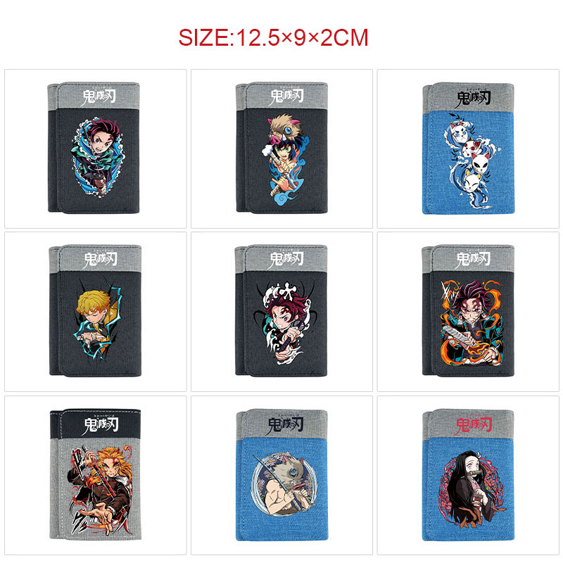 Demon slayer kimets anime wallet