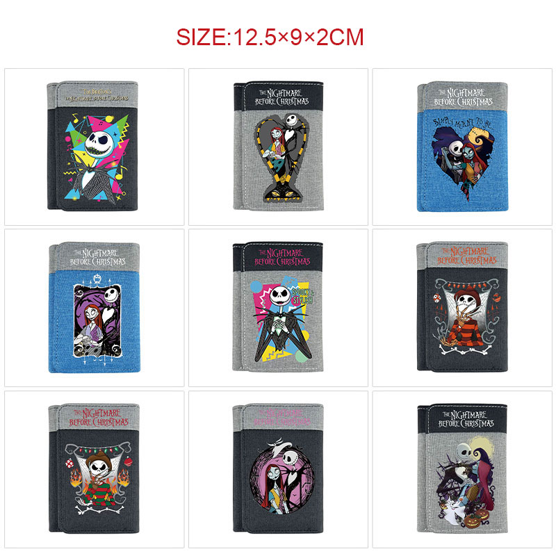 The nightmare before christmas anime wallet