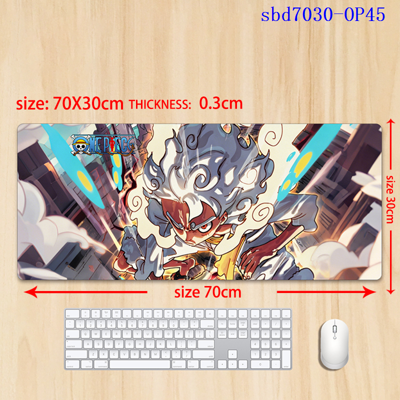 One Piece anime mouse pad 70*30*0.3cm