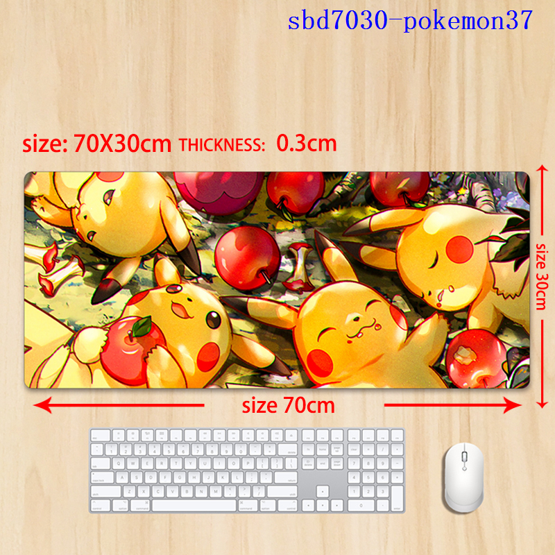 pokemon anime mouse pad 70*30*0.3cm