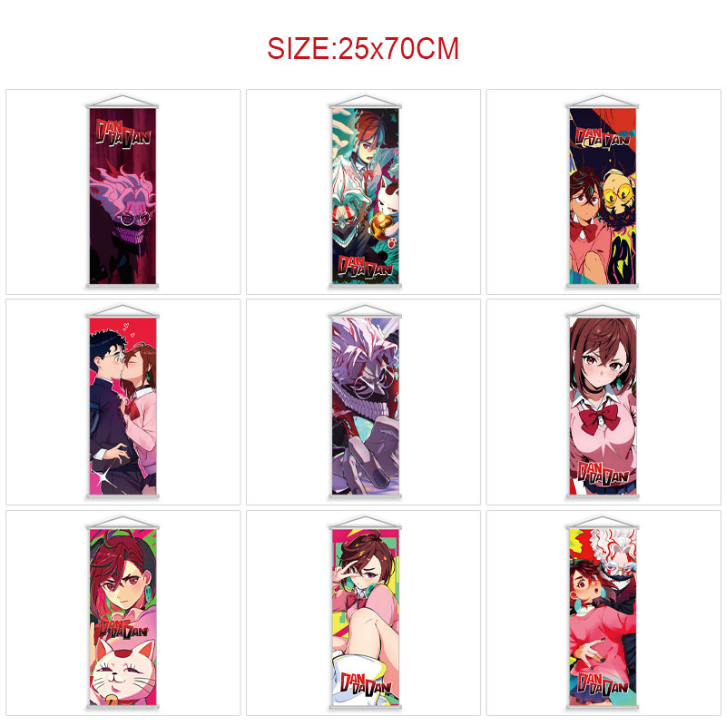 Dandadan anime wallscroll 25*70cm price for 5 pcs