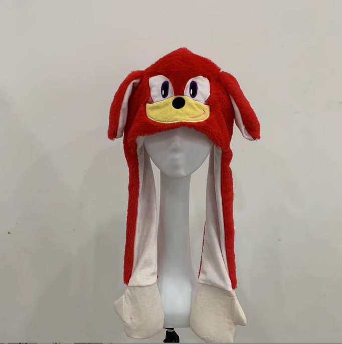 Sonic anime plush hat ears move and glow