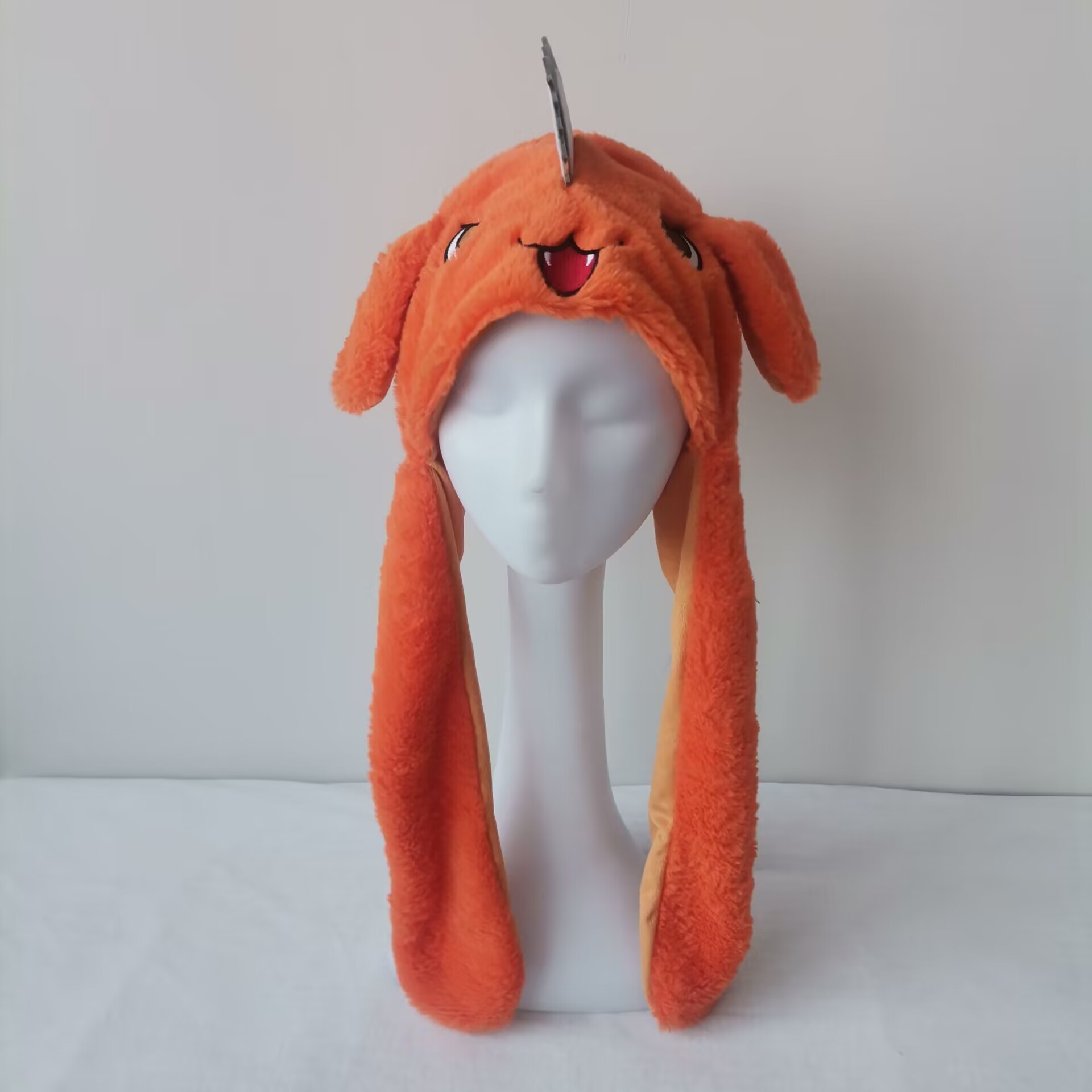 chainsaw man anime plush hat ears move and glow