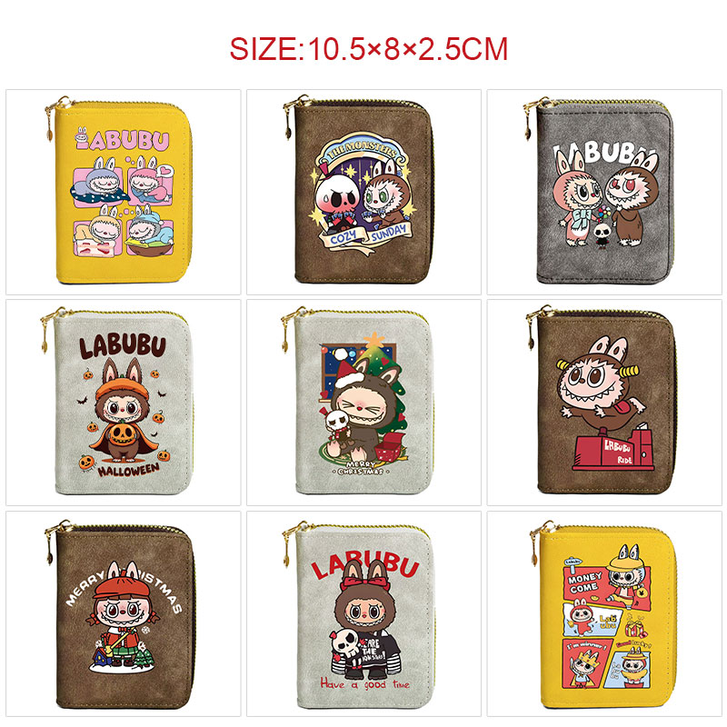 Labubu anime wallet