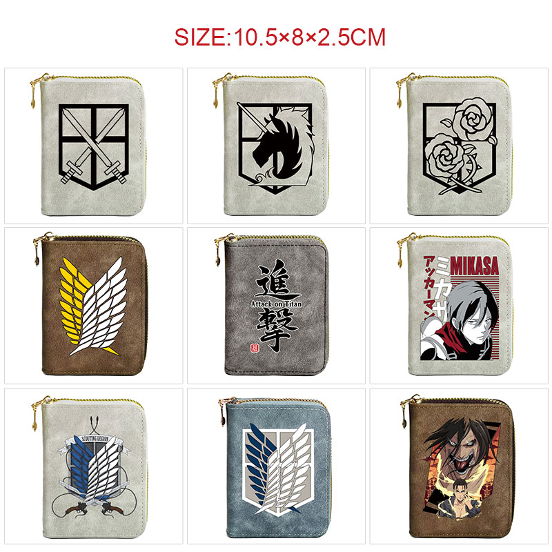Attack on Titan anime wallet