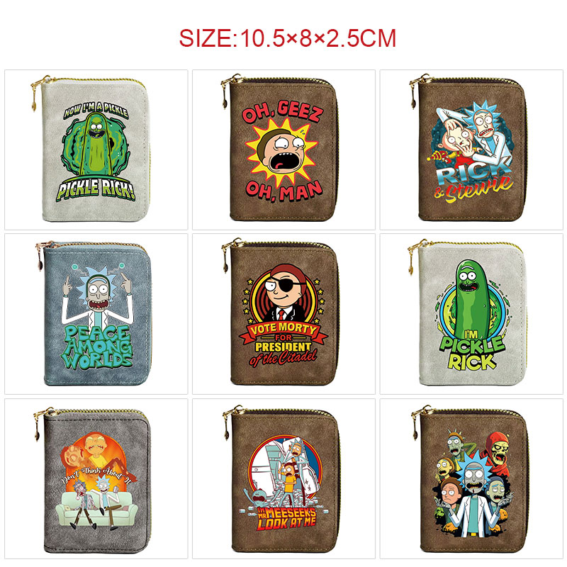 Rick and Morty anime wallet