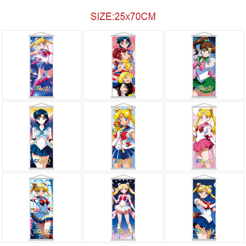 Sailor Moon Crystal anime wallscroll 25*70cm price for 5 pcs
