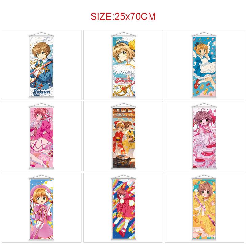 Card Captor Sakura anime wallscroll 25*70cm price for 5 pcs