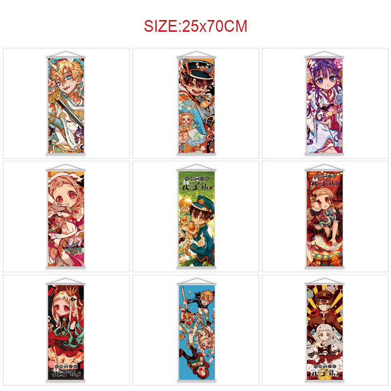 Toilet-bound hanako-kun anime wallscroll 25*70cm price for 5 pcs