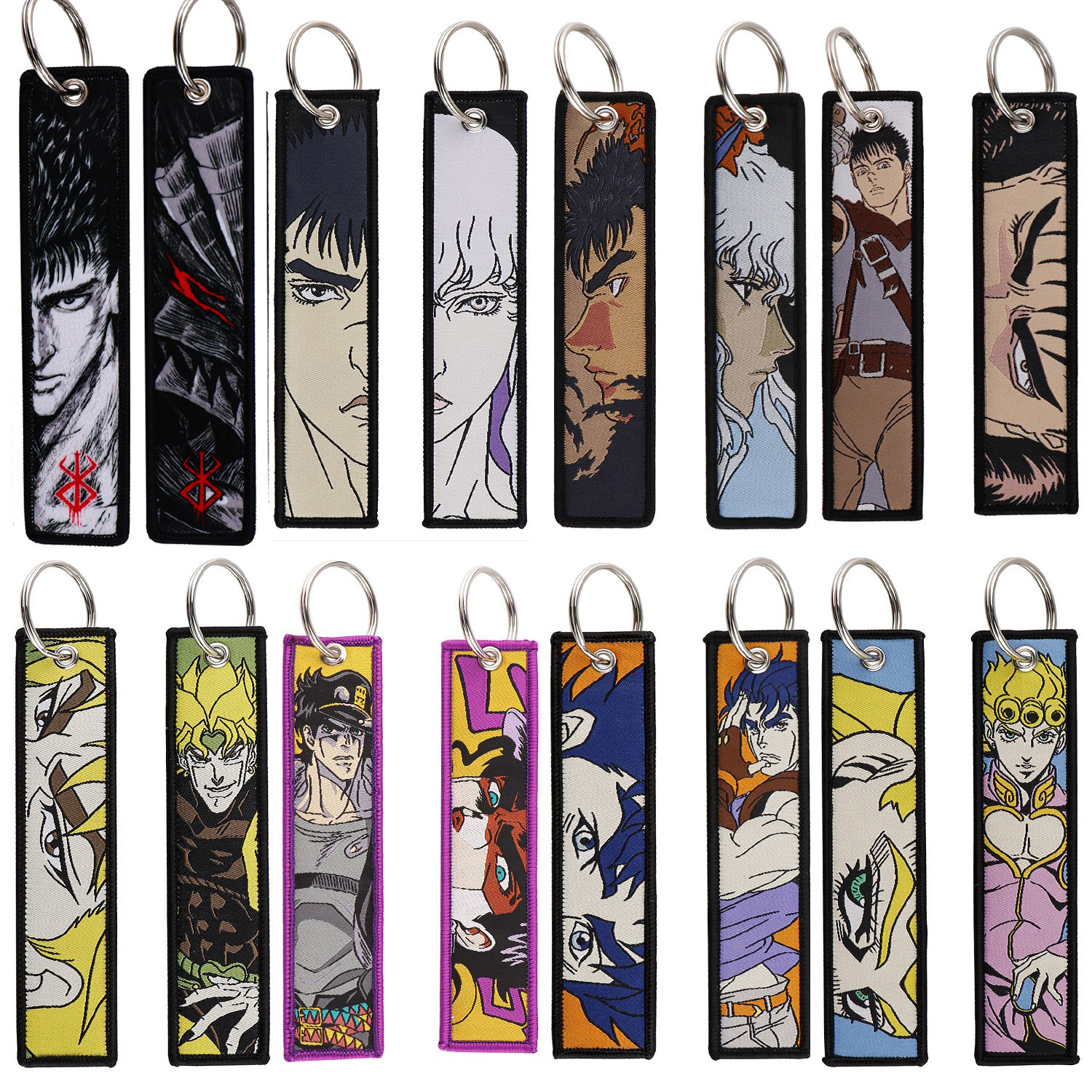 JoJos Bizarre Adventure anime keychain