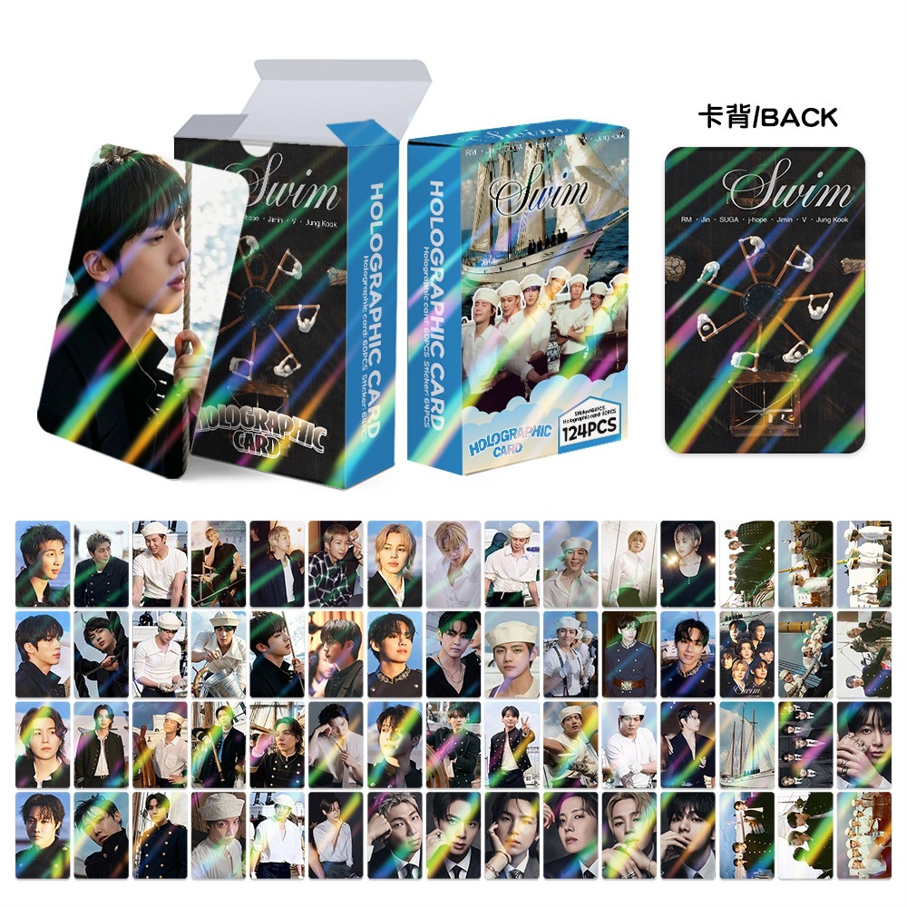 BTS anime lomo cards price for a set of 124pcs