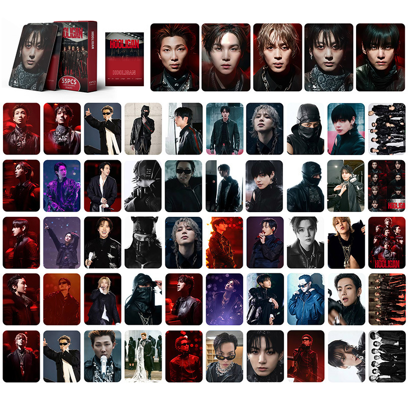 BTS anime lomo cards price for a set of 55pcs