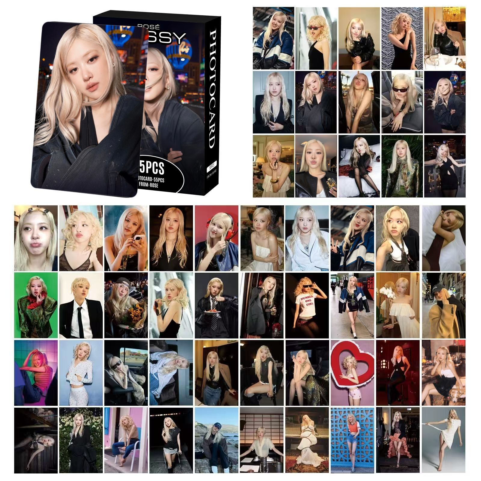 black pink anime lomo cards price for a set of 55pcs