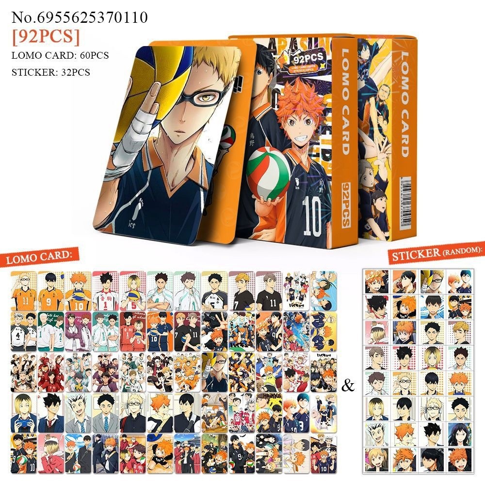 Haikyuu anime lomo cards price for a set of 92pcs