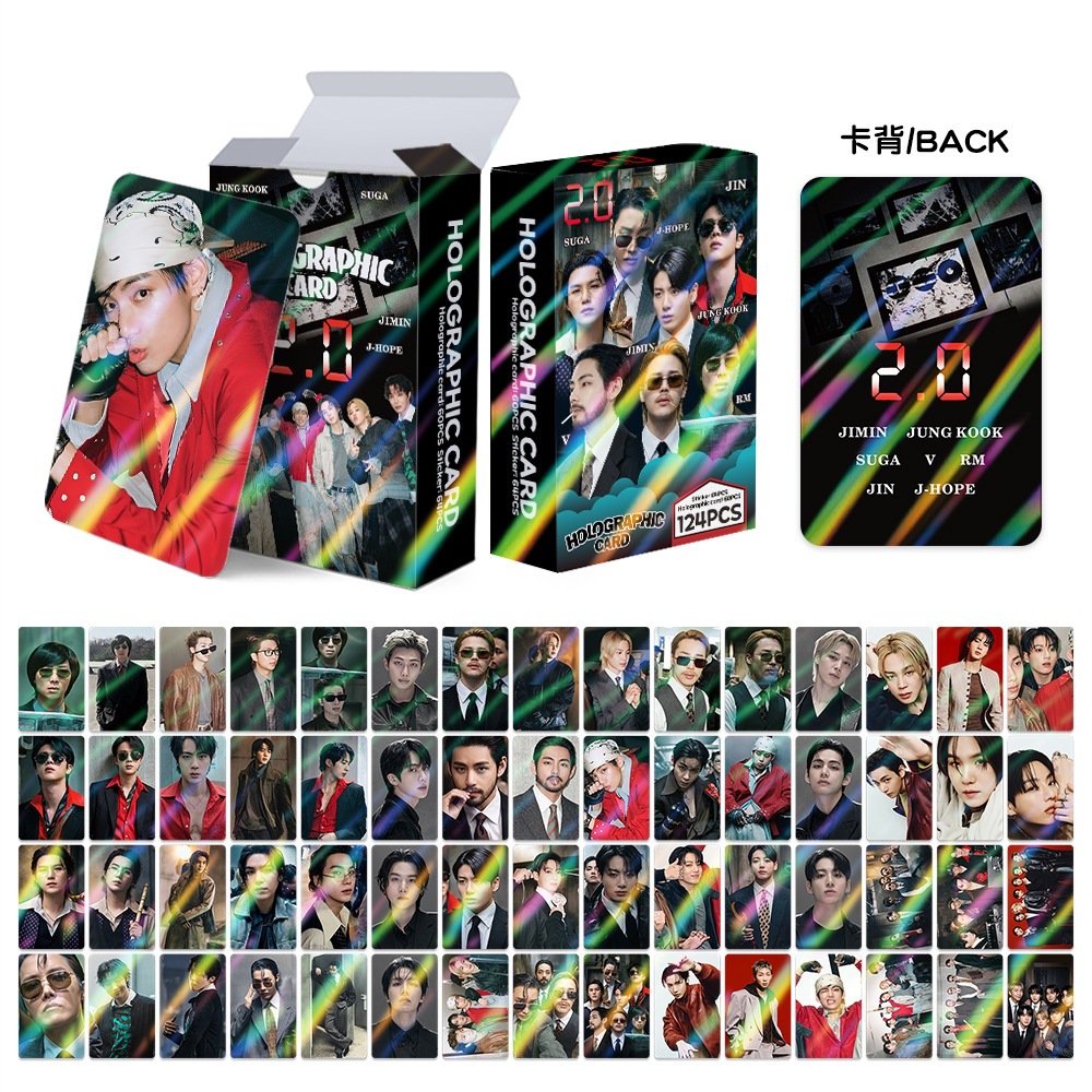 BTS anime lomo cards price for a set of 124pcs