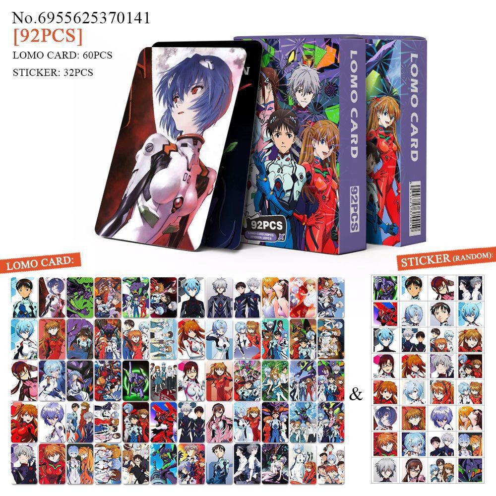 EVA anime lomo cards price for a set of 92pcs