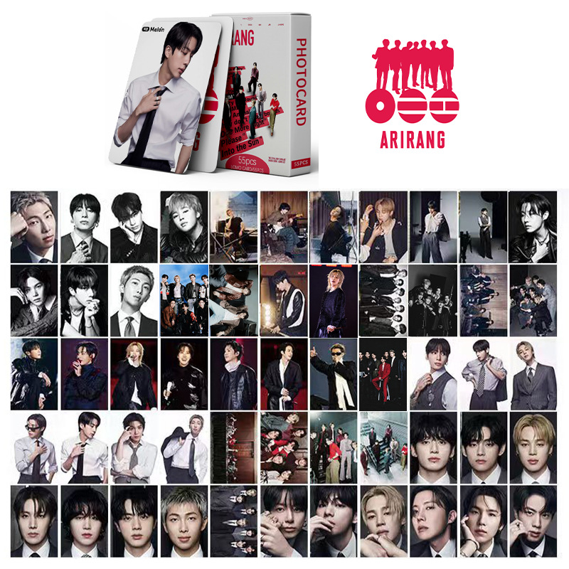 BTS anime lomo cards price for a set of 55pcs