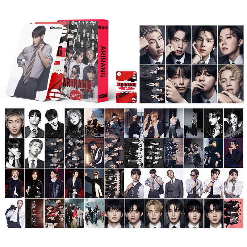 BTS anime lomo cards price for a set of 55pcs