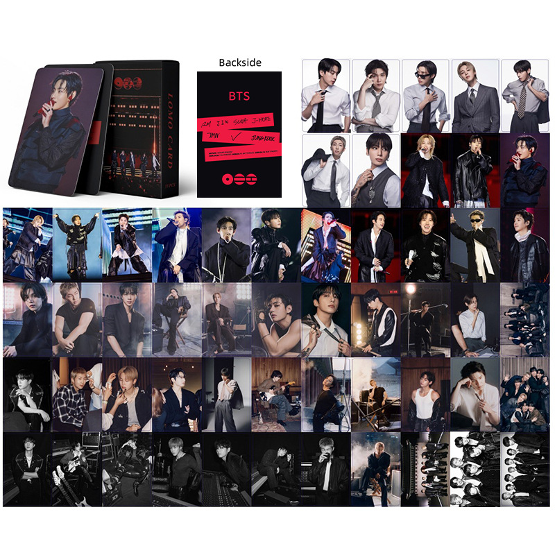 BTS anime lomo cards price for a set of 55pcs