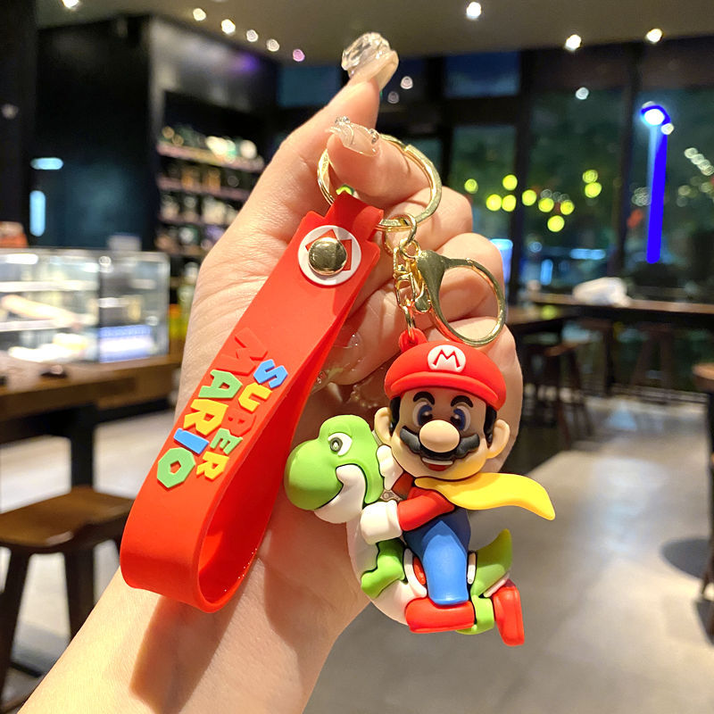 Super Mario anime keychain
