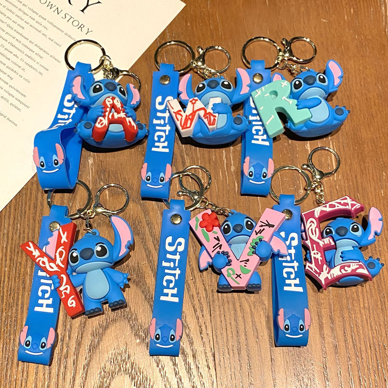 stitch anime keychain