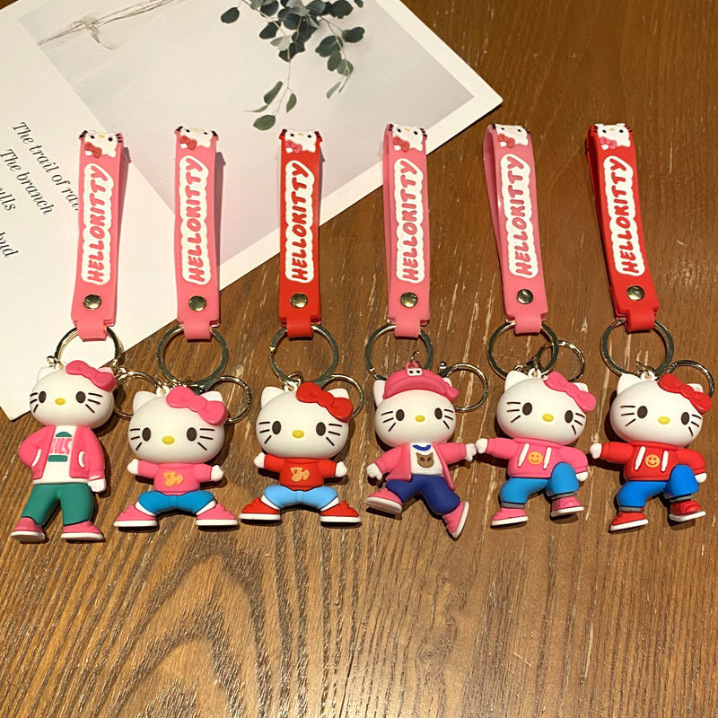 Hello kitty anime keychain