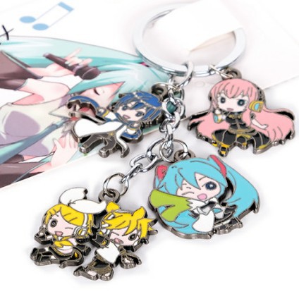 Hatsune Miku anime keychain