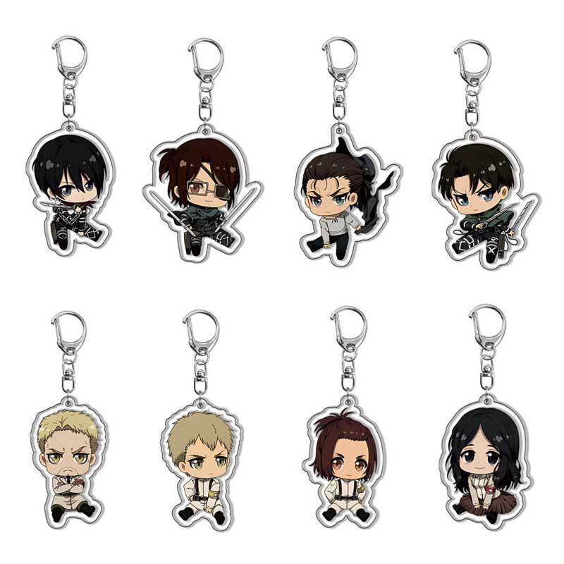 Attack on Titan anime keychain