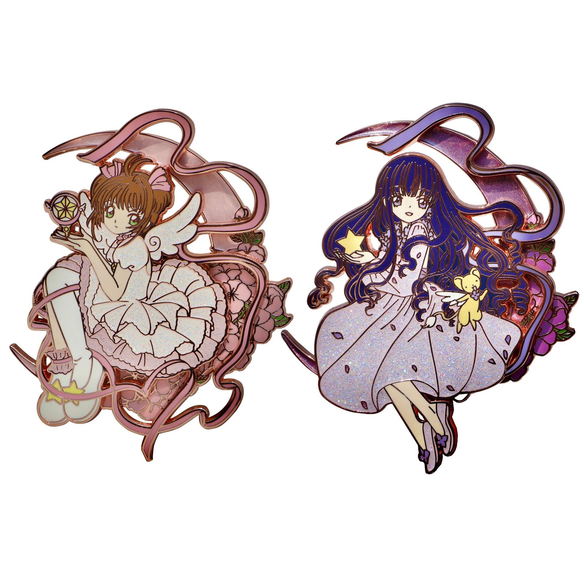 Card Captor Sakura anime pin 3pcs a set(moonlight at night)