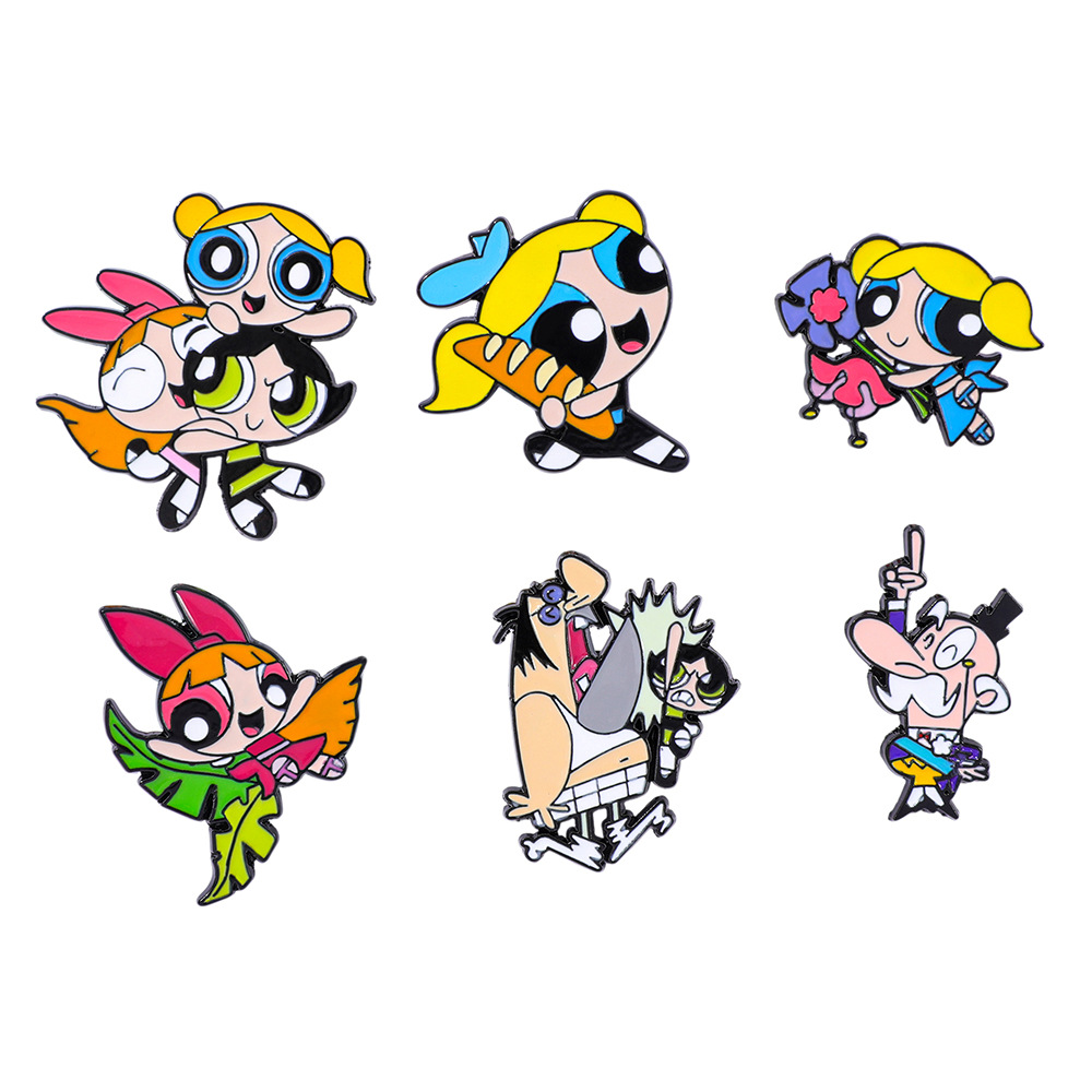 The Powerpuff Girls anime pin