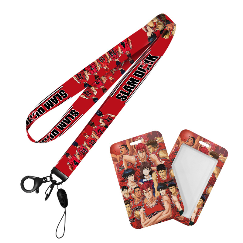 slam dunk anime lanyard phonestrap 6pcs a set