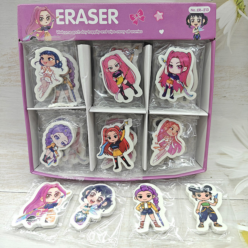 Kpop demon hunters anime eraser 36pcs a set