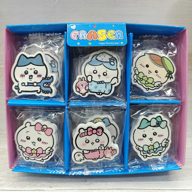 Chiikawa anime eraser 36pcs a set