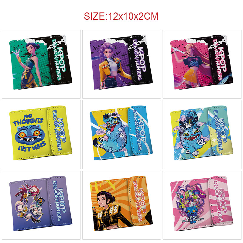 Kpop demon hunters anime wallet