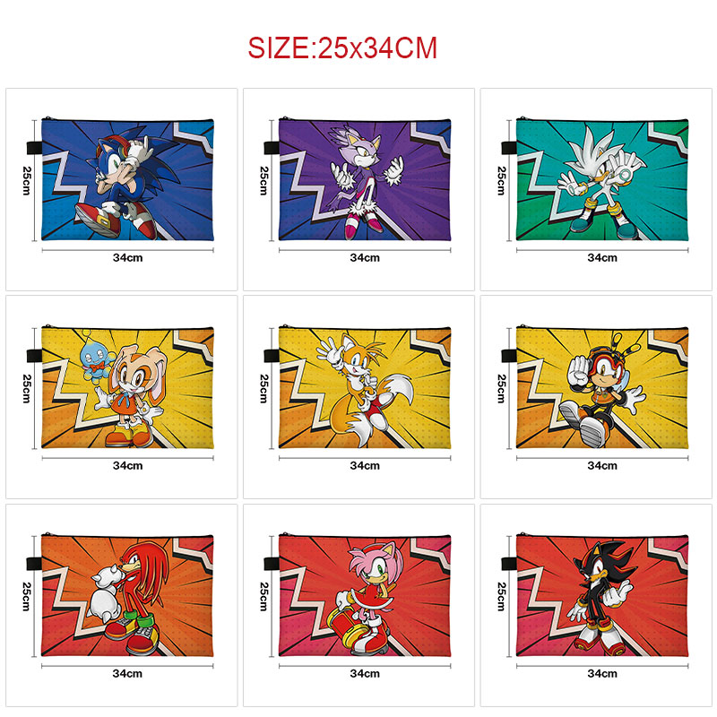 Sonic anime  A4 bag