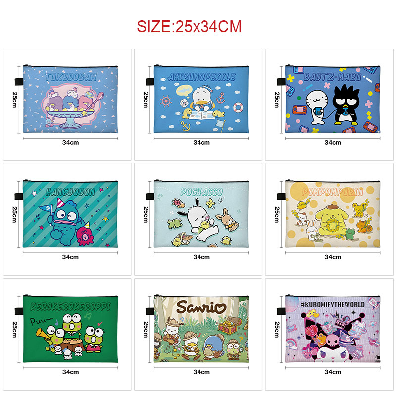Kuromi anime A4 bag