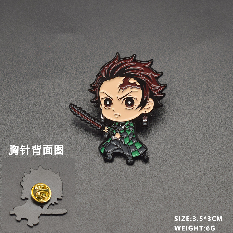 Demon slayer kimets anime pin
