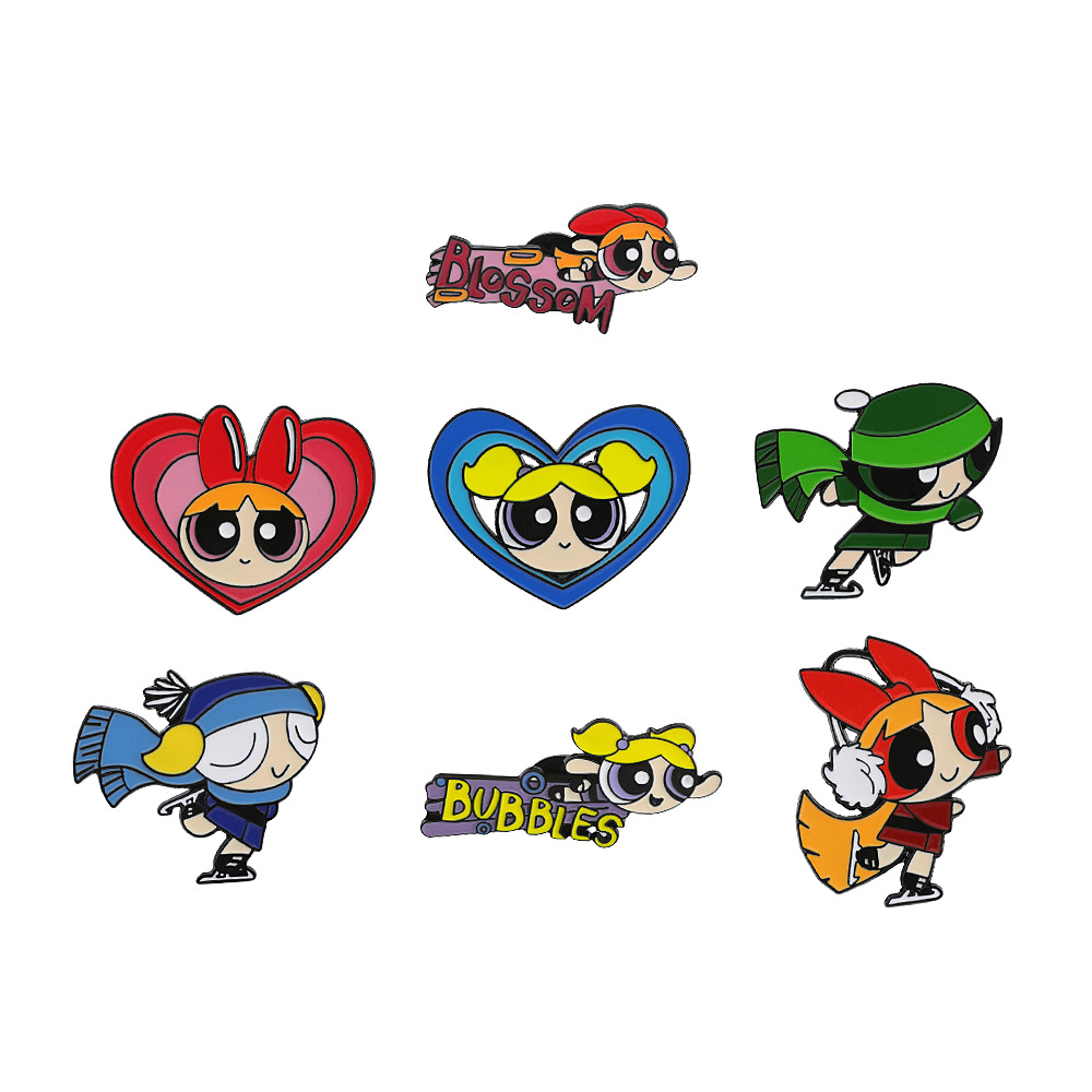 The Powerpuff Girls anime pin