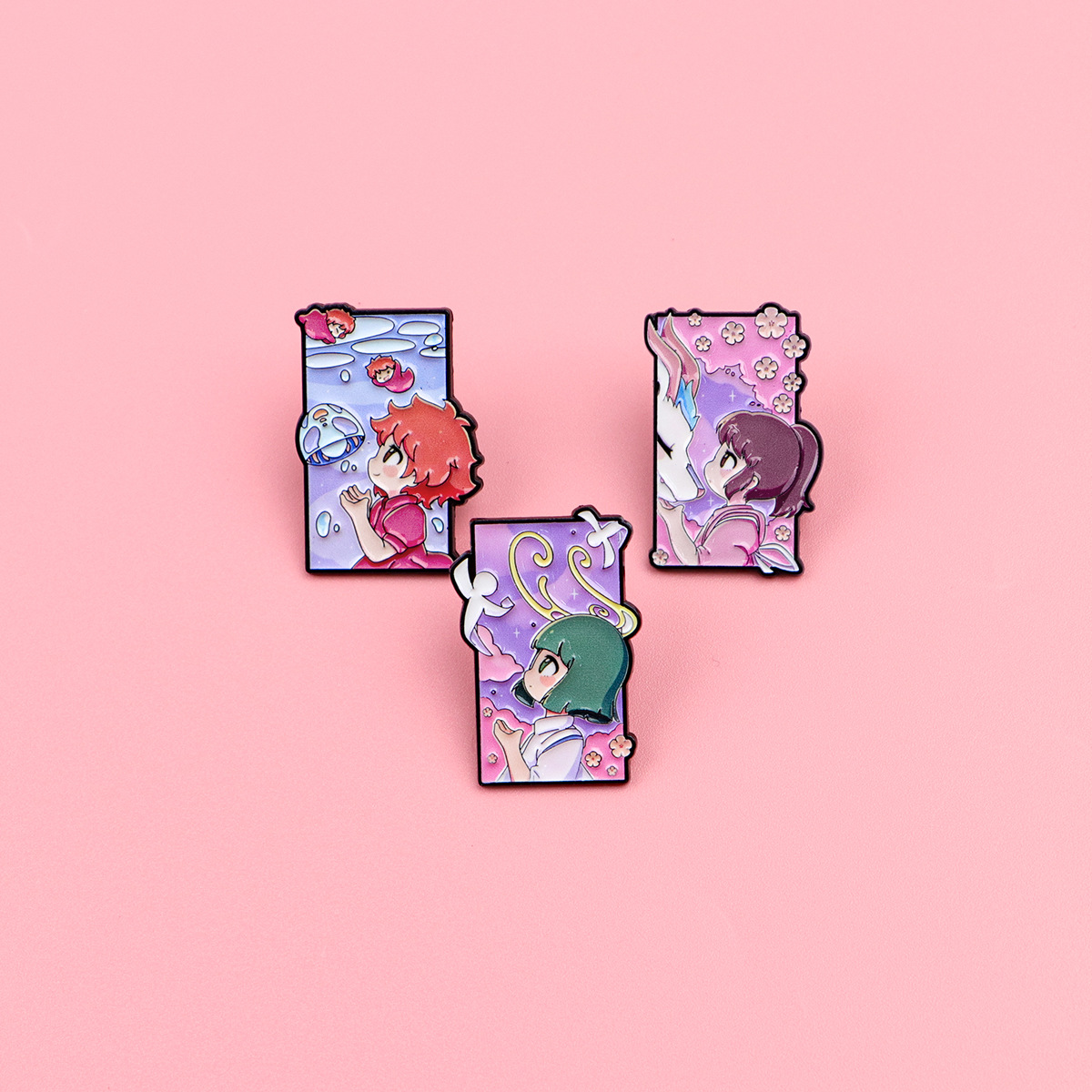 Spirited Away anime pin