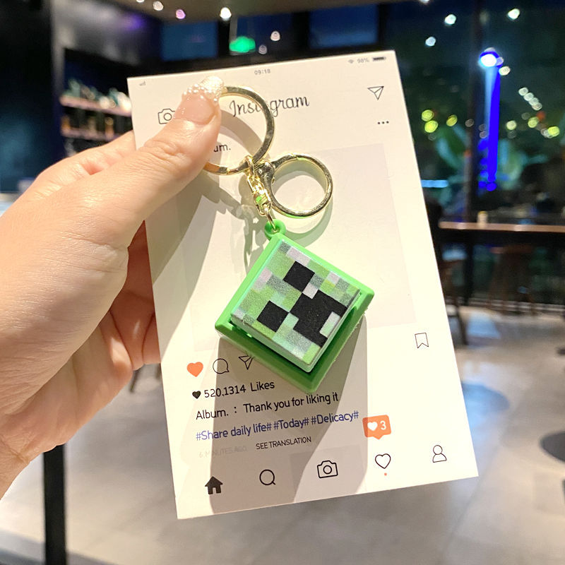 Minecraft anime keychain