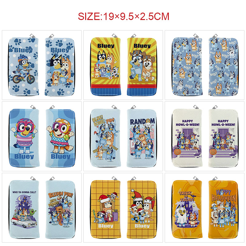 Bluey anime wallet