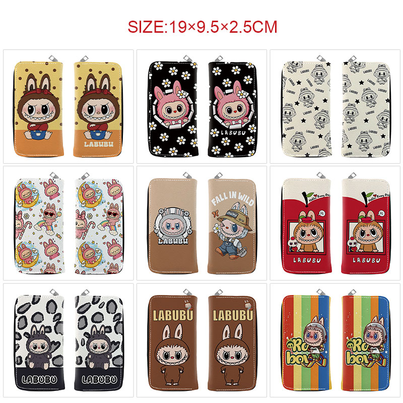 Labubu anime wallet