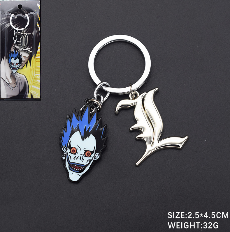 Death note anime keychain