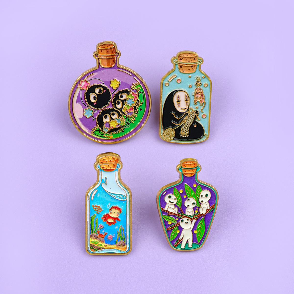 Spirited Away anime pin