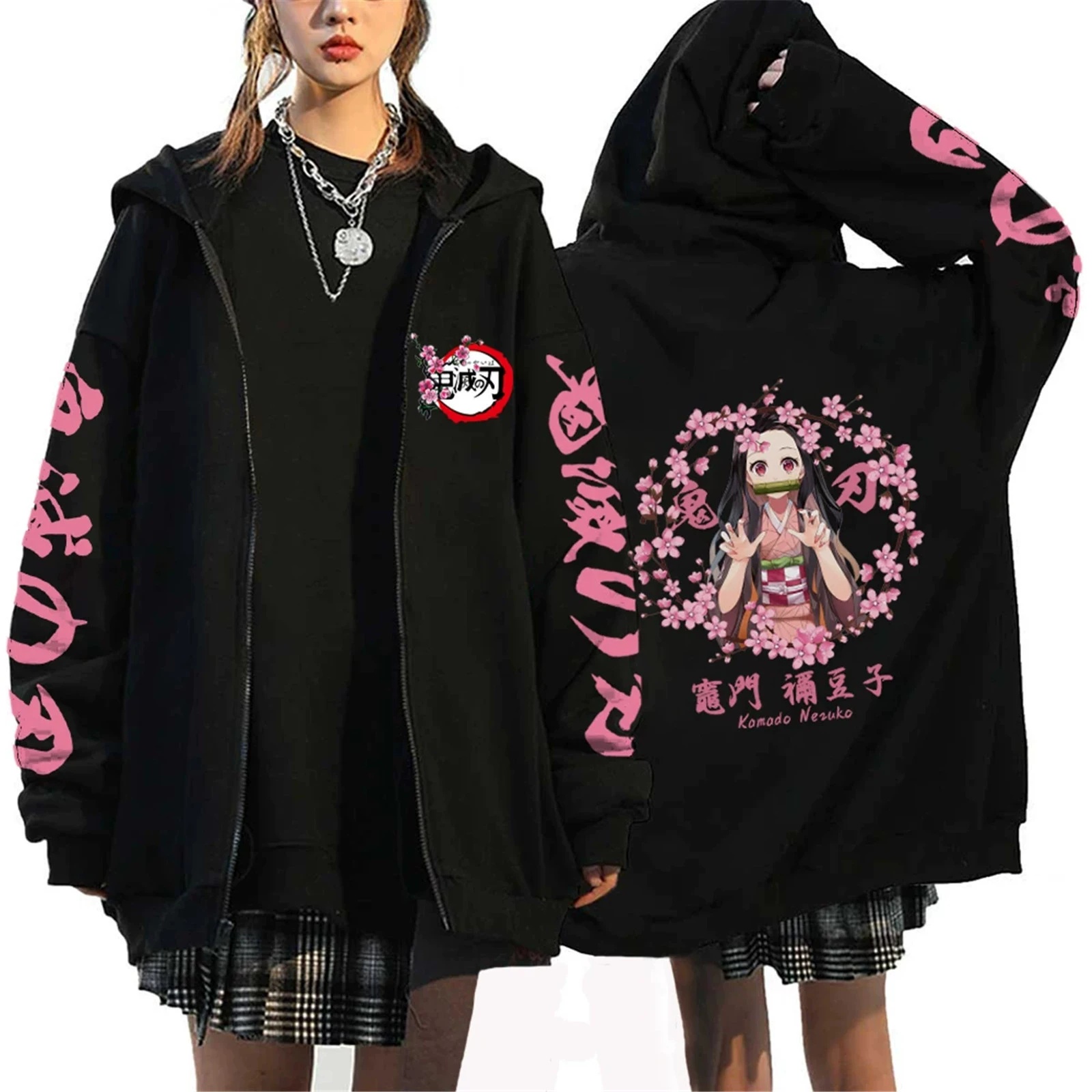 Demon slayer kimets anime hoodie