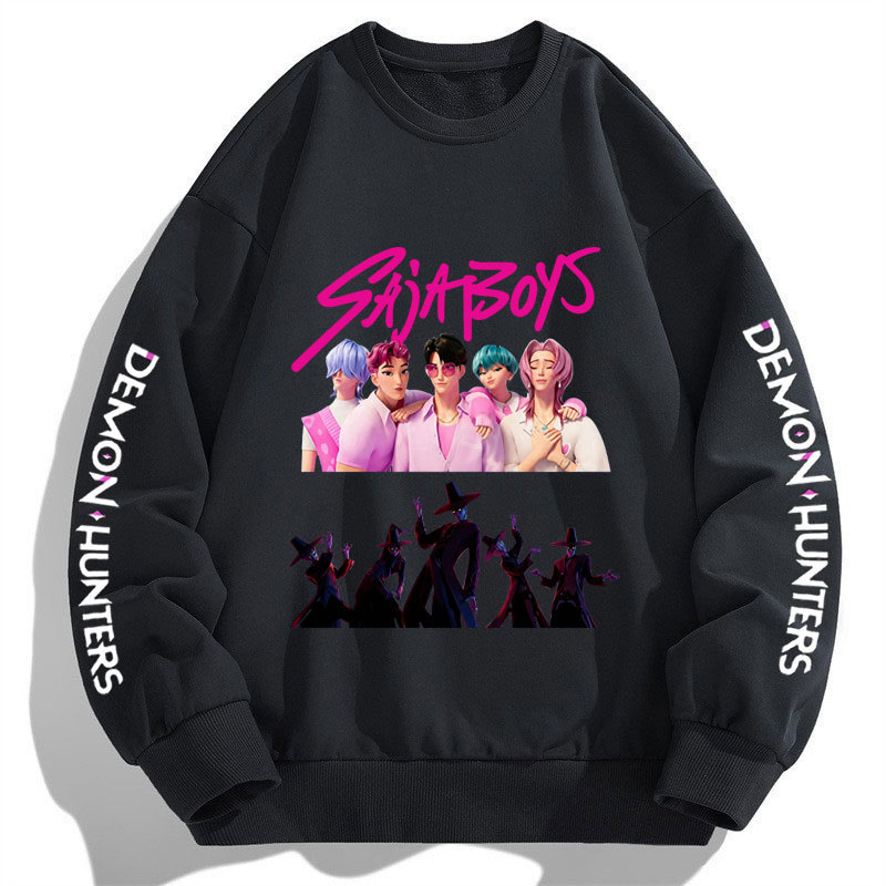 Kpop demon hunters anime hoodie
