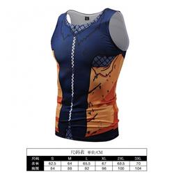 Naruto Cartoon Print Muscle Vest Men's Sports T-Shirt